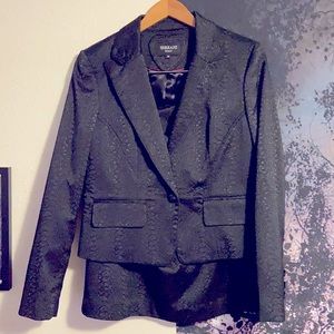 Serrani Italy Suit & Skirt - Size 12, Black